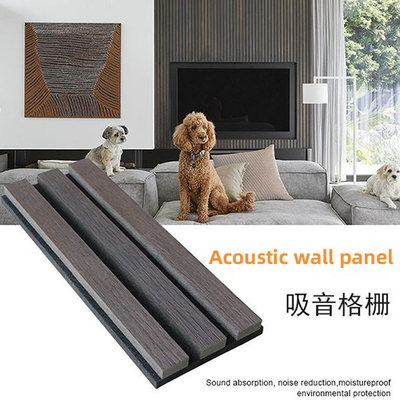 Pannello di parete interna acustico di legno delle stecche del MDF 2400*600*22mm