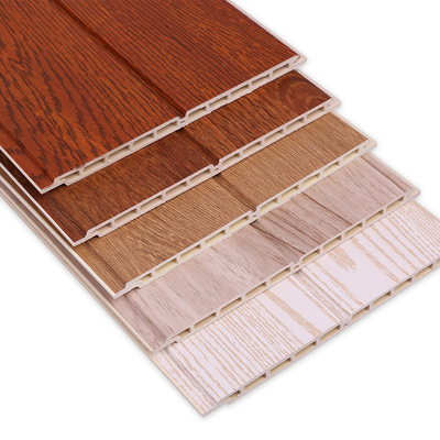 Il composto di plastica di legno antimicrobico WPC ha scanalato nella resistenza UV del pannello di parete