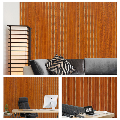 Pannello di parete insonorizzato a prova di fuoco decorativo di WPC 1.22*3m 1.22*2.8m