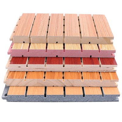 I pannelli di consolidamento del PVC del suono di legno composito di plastica di legno dell'impiallacciatura hanno personalizzato